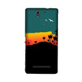Sky Trees Case for Sony C3 (Design - 191)