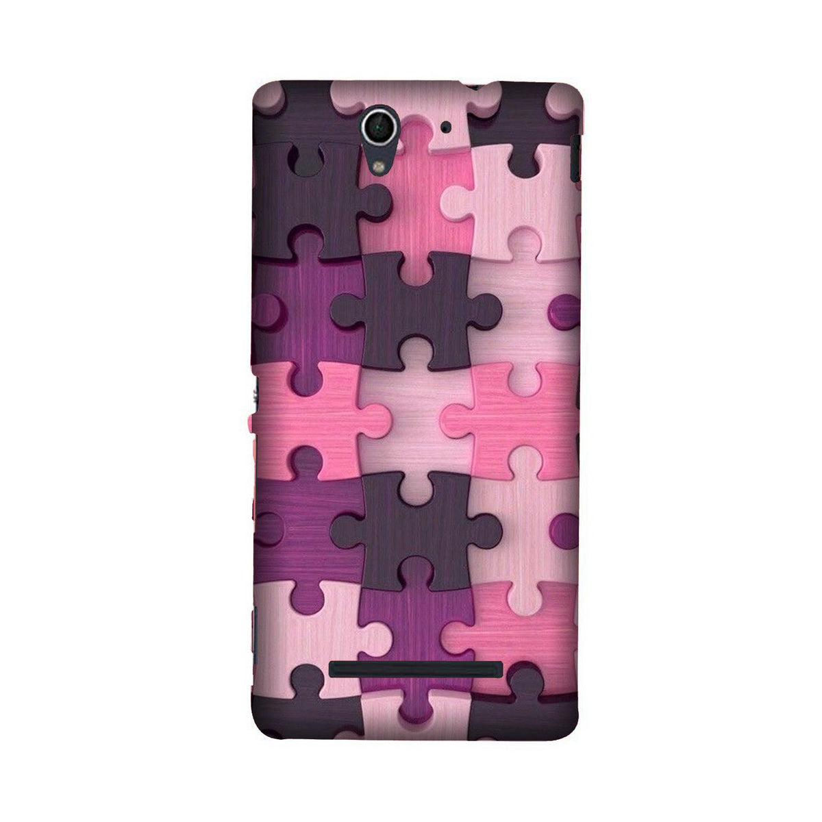 Puzzle Case for Sony C3 (Design - 199)