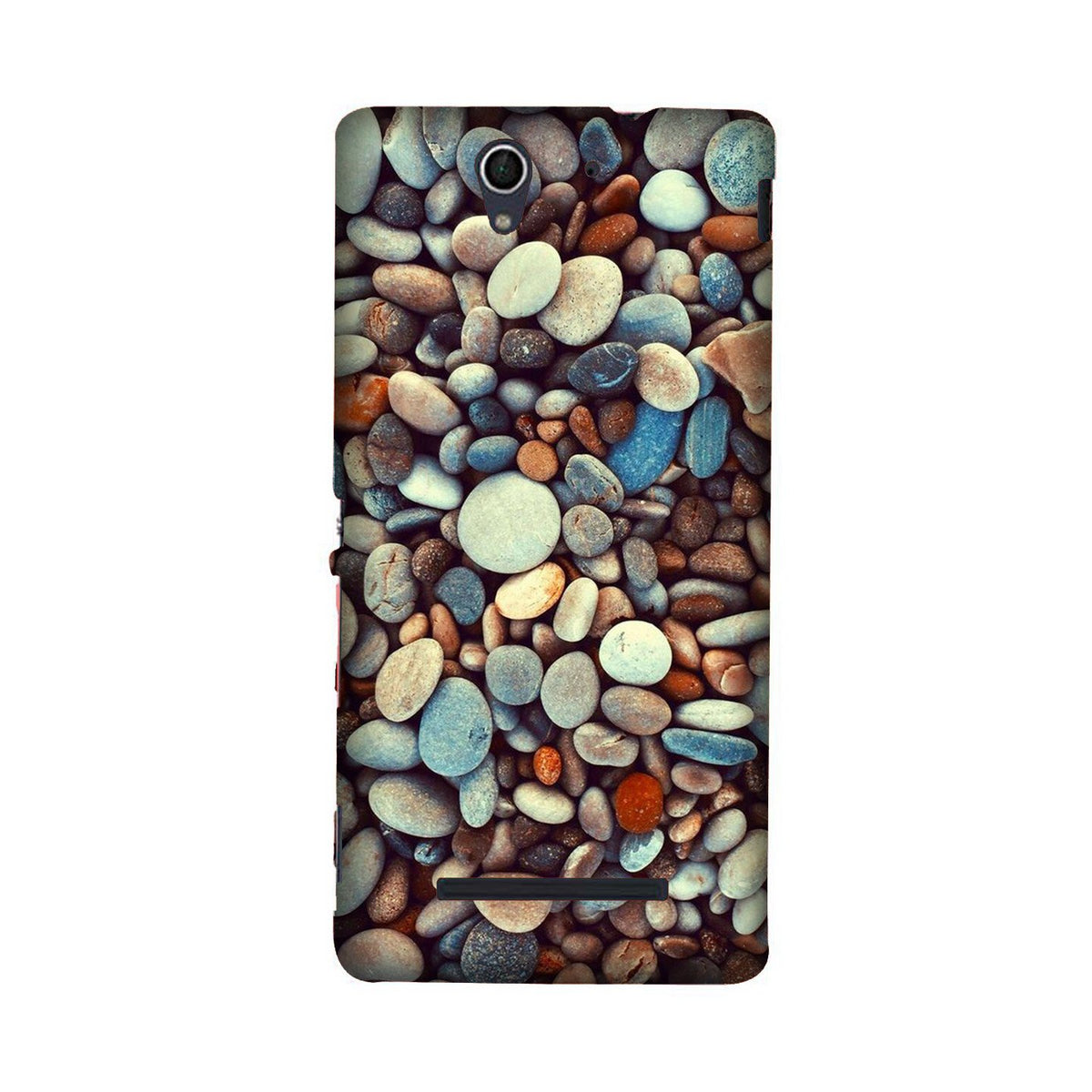 Pebbles Case for Sony C3 (Design - 205)