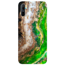Marble Texture Mobile Back Case for Realme C3  (Design - 307)