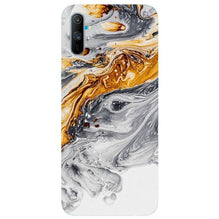 Marble Texture Mobile Back Case for Realme C3  (Design - 310)