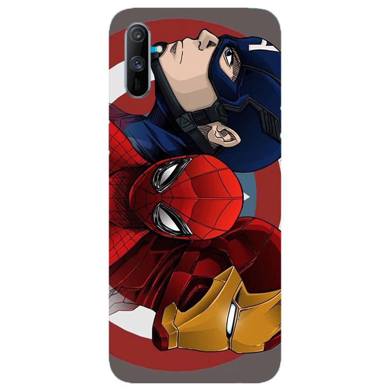 Superhero Mobile Back Case for Realme C3  (Design - 311)