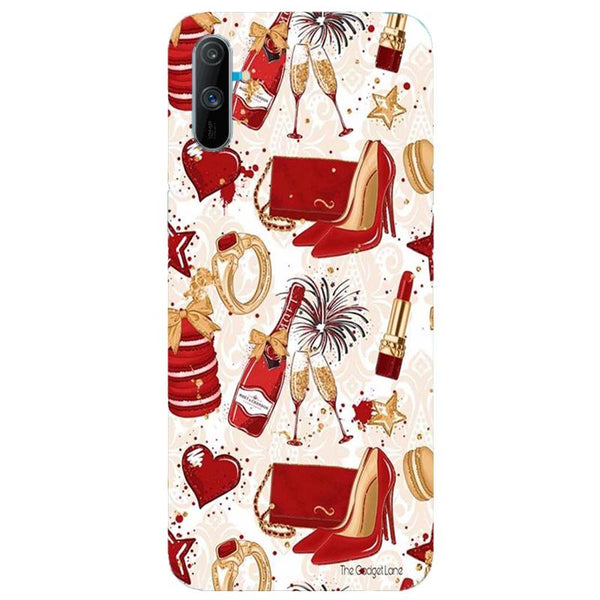 Girlish Mobile Back Case for Realme C3  (Design - 312)