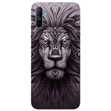 Lion Mobile Back Case for Realme C3  (Design - 315)