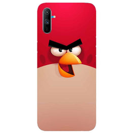 Angry Bird Red Mobile Back Case for Realme C3  (Design - 325)