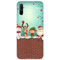 Santa Claus Mobile Back Case for Realme C3  (Design - 334)