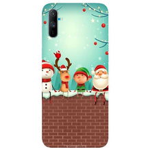 Santa Claus Mobile Back Case for Realme C3  (Design - 334)