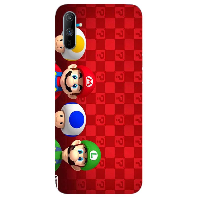 Mario Mobile Back Case for Realme C3  (Design - 337)