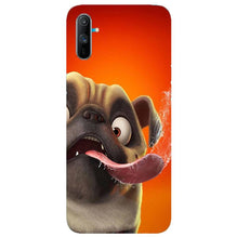 Dog Mobile Back Case for Realme C3  (Design - 343)