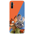 Cartoon Mobile Back Case for Realme C3  (Design - 346)