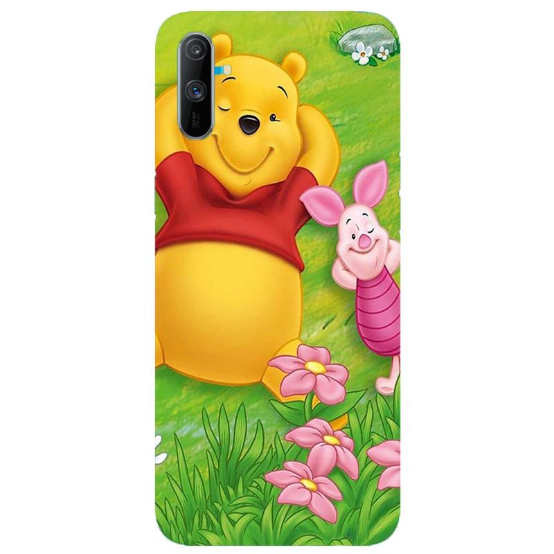 Winnie The Pooh Mobile Back Case for Realme C3  (Design - 348)