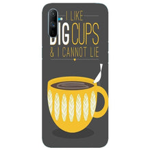 Big Cups Coffee Mobile Back Case for Realme C3  (Design - 352)