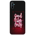Good Vibes Only Mobile Back Case for Realme C3  (Design - 354)