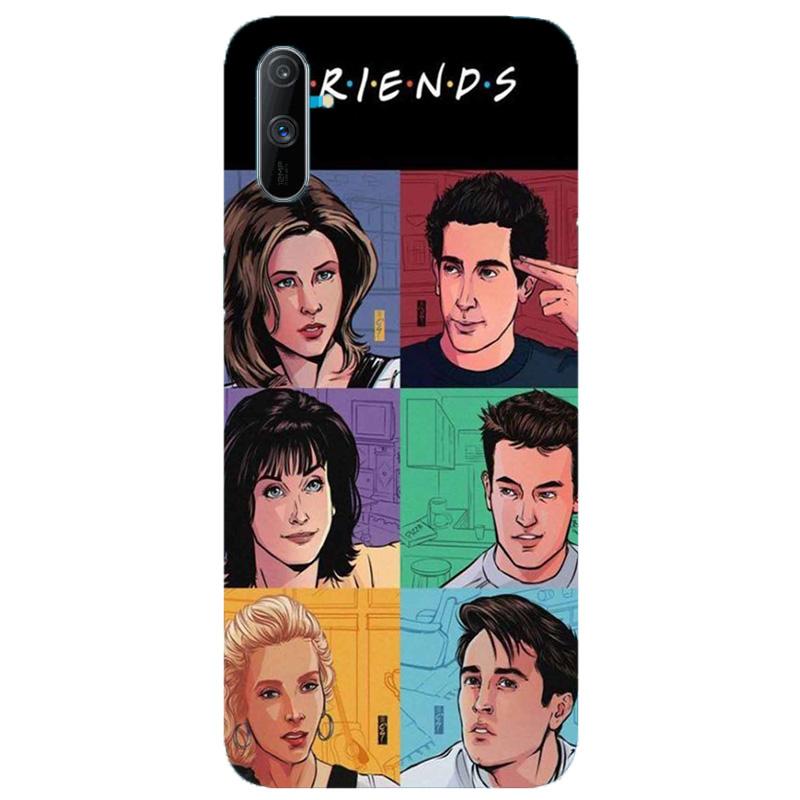 Friends Mobile Back Case for Realme C3  (Design - 357)