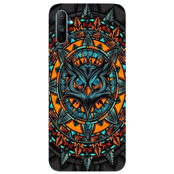 Owl Mobile Back Case for Realme C3  (Design - 360)