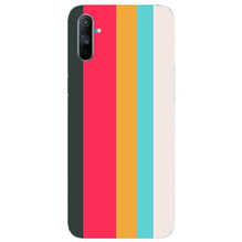 Color Pattern Mobile Back Case for Realme C3  (Design - 369)