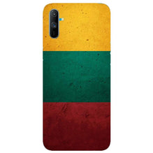 Color Pattern Mobile Back Case for Realme C3  (Design - 374)