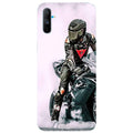 Biker Mobile Back Case for Realme C3  (Design - 383)