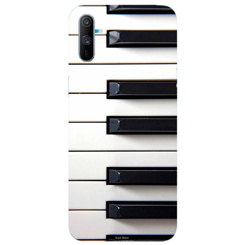 Piano Mobile Back Case for Realme C3  (Design - 387)
