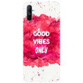 Good Vibes Only Mobile Back Case for Realme C3  (Design - 393)