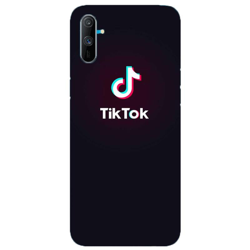Tiktok Mobile Back Case for Realme C3  (Design - 396)