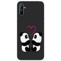 Panda Love Mobile Back Case for Realme C3  (Design - 398)