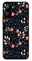 Floral Pattern Metal Mobile Case for Realme C33   (Design No -10)