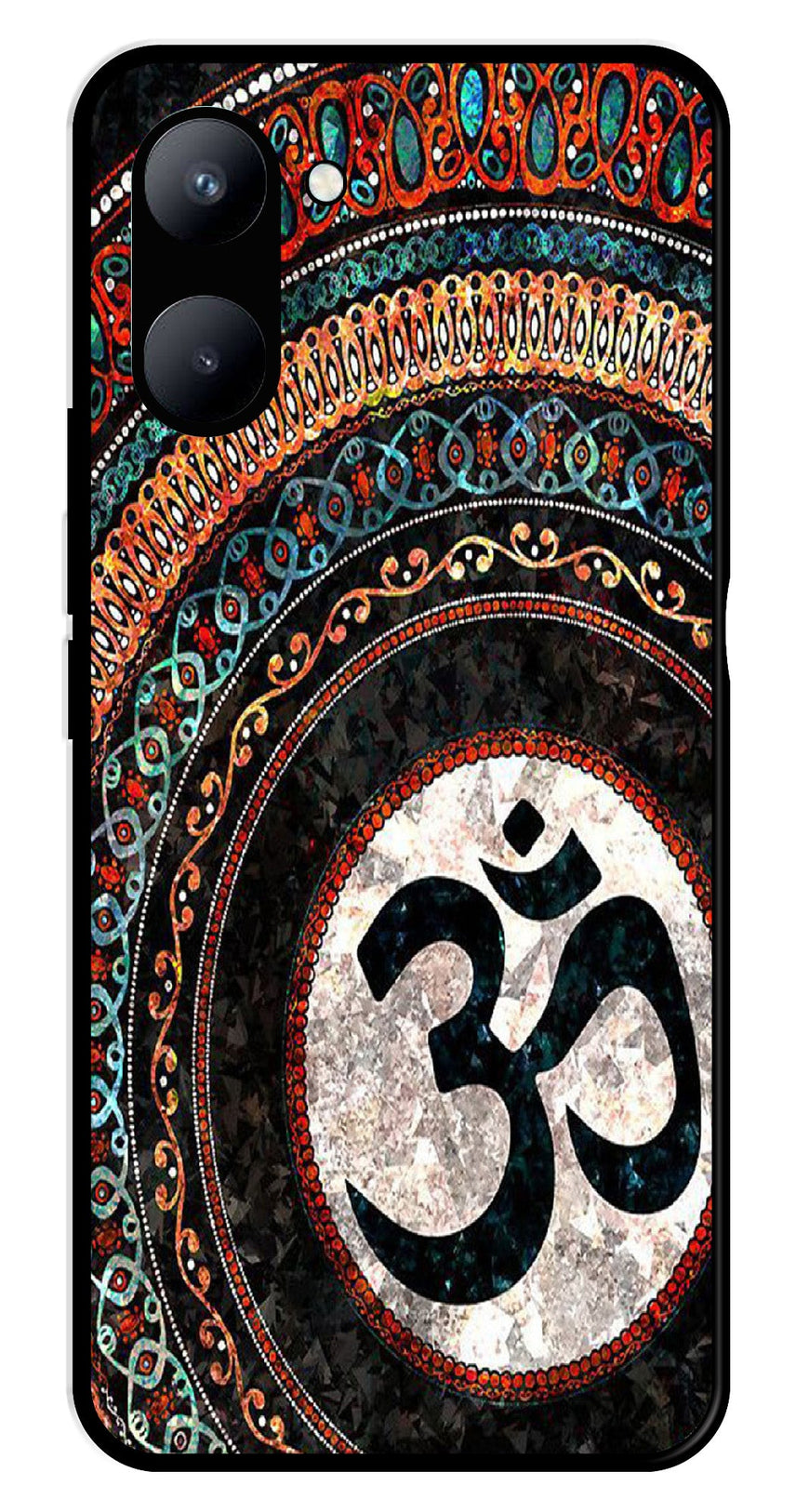 Oum Design Metal Mobile Case for Realme C33   (Design No -15)