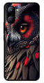 Owl Design Metal Mobile Case for Realme C33   (Design No -26)