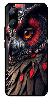 Owl Design Metal Mobile Case for Realme C33