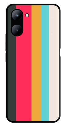 Muted Rainbow Metal Mobile Case for Realme C33