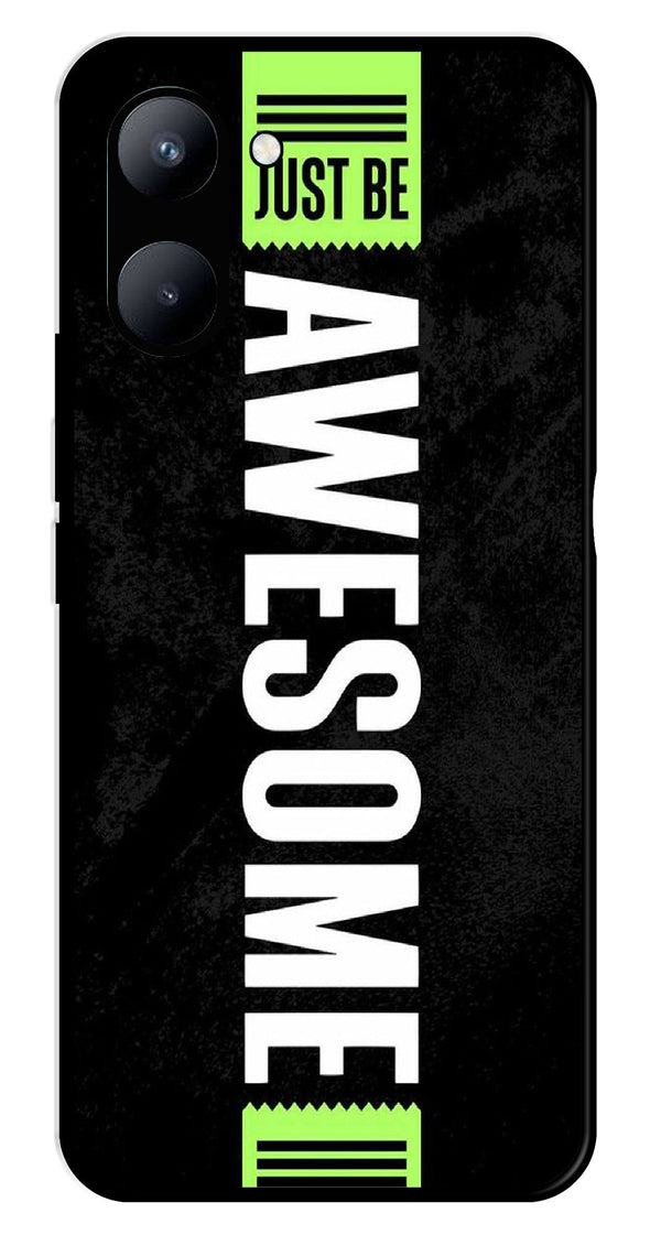 Awesome Metal Mobile Case for Realme C33   (Design No -33)