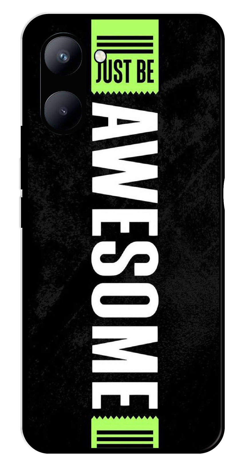 Awesome Metal Mobile Case for Realme C33   (Design No -33)