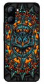 Owl Pattern Metal Mobile Case for Realme C33   (Design No -42)