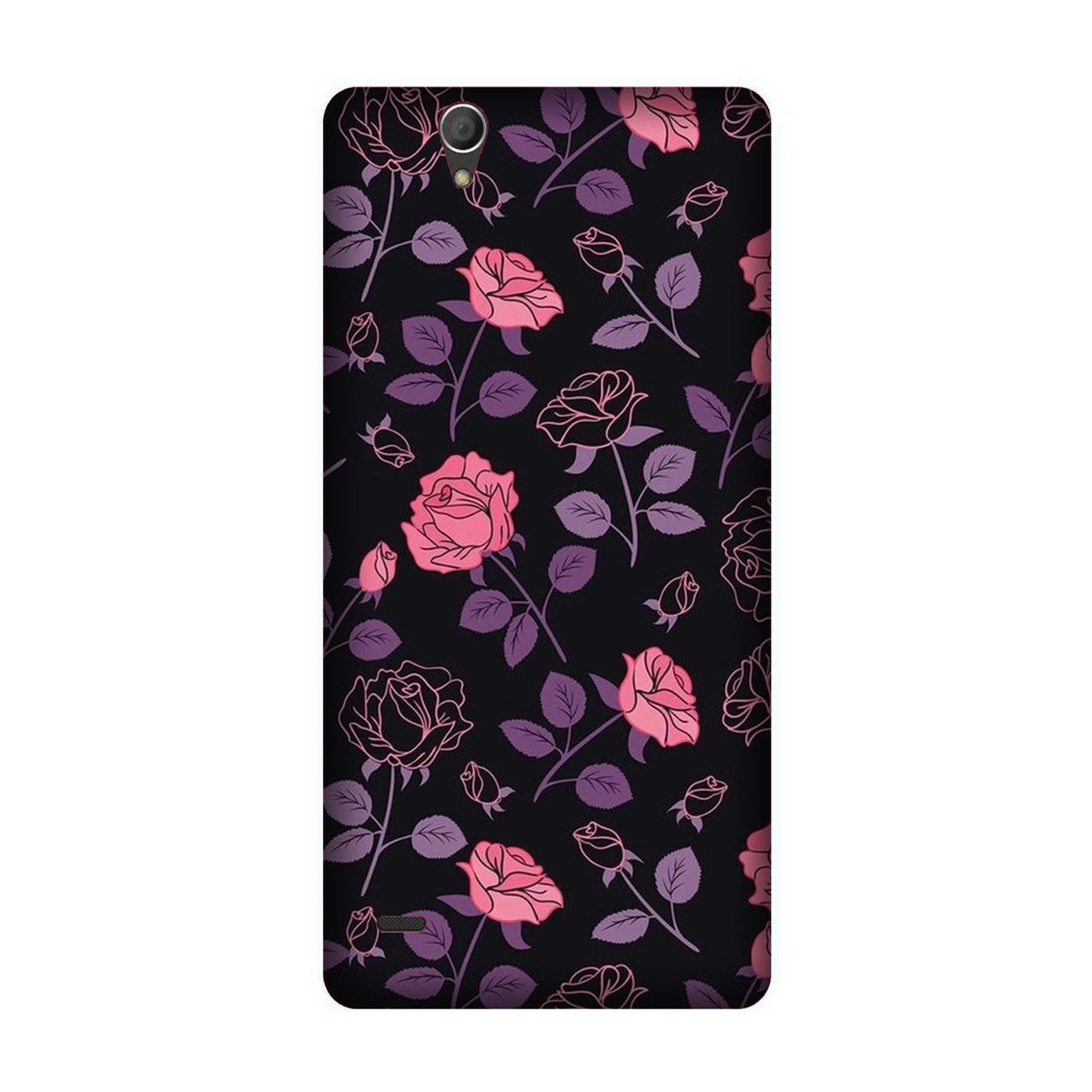 Rose Pattern Case for Sony C4