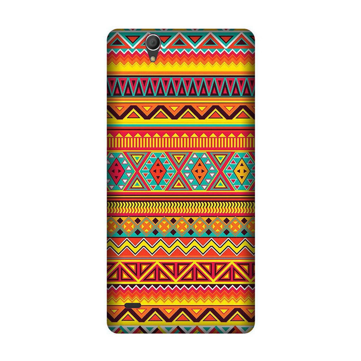 Zigzag line pattern Case for Sony C4
