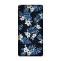 White flowers Blue Background2 Case for Sony C4