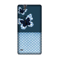 White dots Butterfly Case for Sony C4