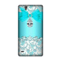 Shinny Blue Background Case for Sony C4