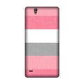 Pink white pattern Case for Sony C4