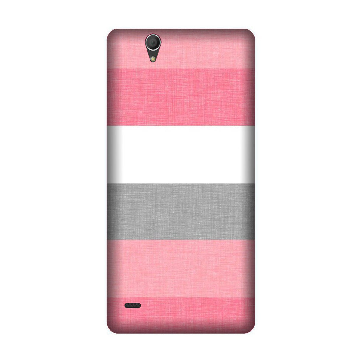 Pink white pattern Case for Sony C4