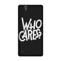 Who Cares Case for Sony C4