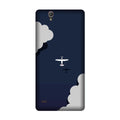 Clouds Plane Case for Sony C4 (Design - 196)