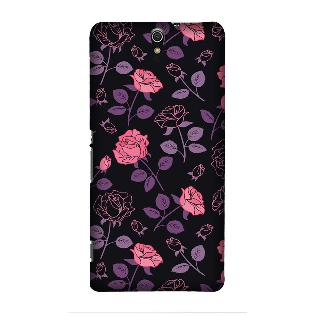 Rose Pattern Case for Sony C5