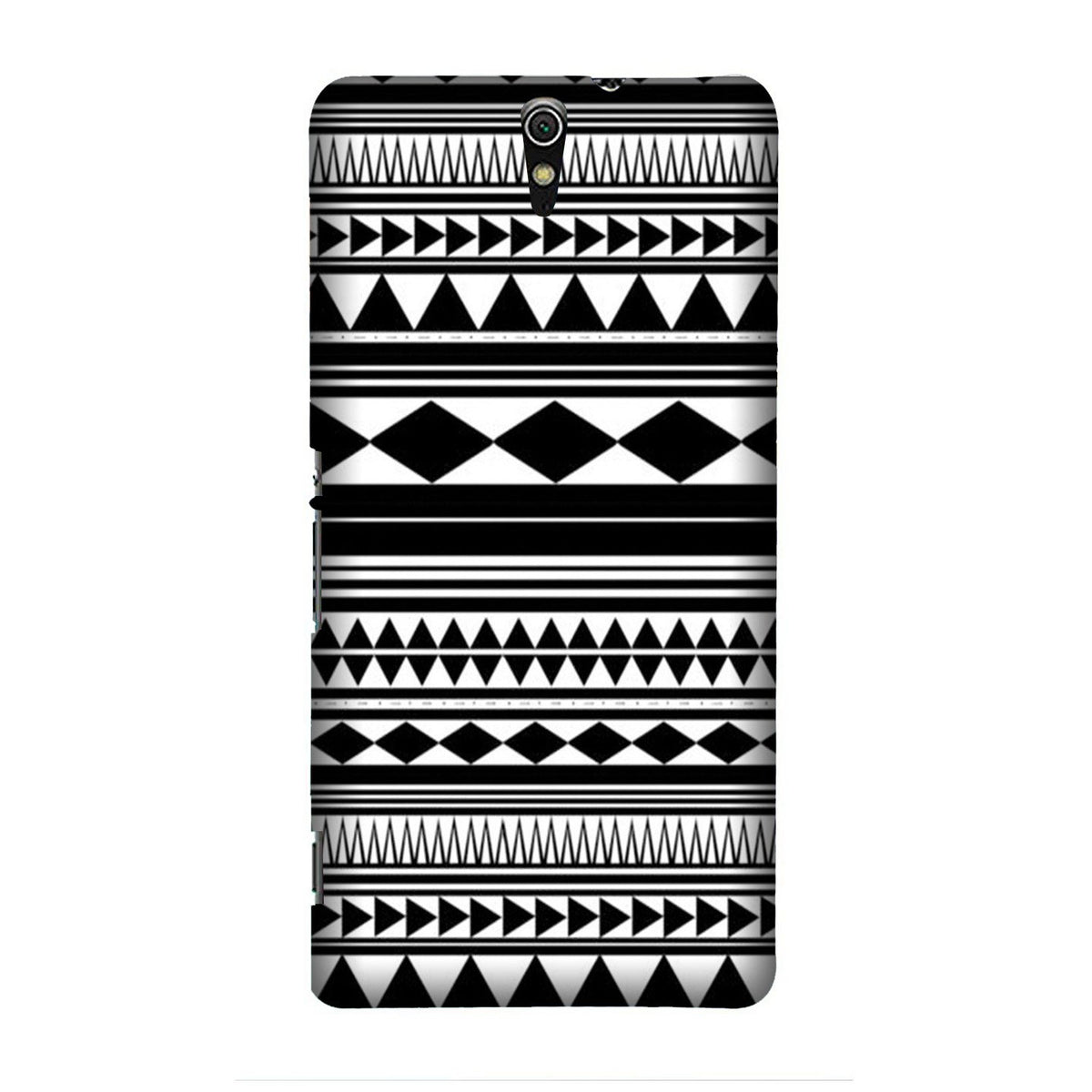 Black white Pattern Case for Sony C5