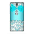 Shinny Blue Background Case for Sony C5