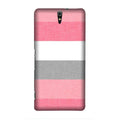 Pink white pattern Case for Sony C5