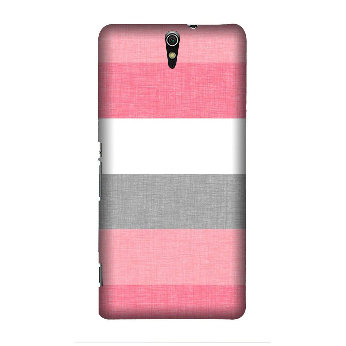 Pink white pattern Case for Sony C5