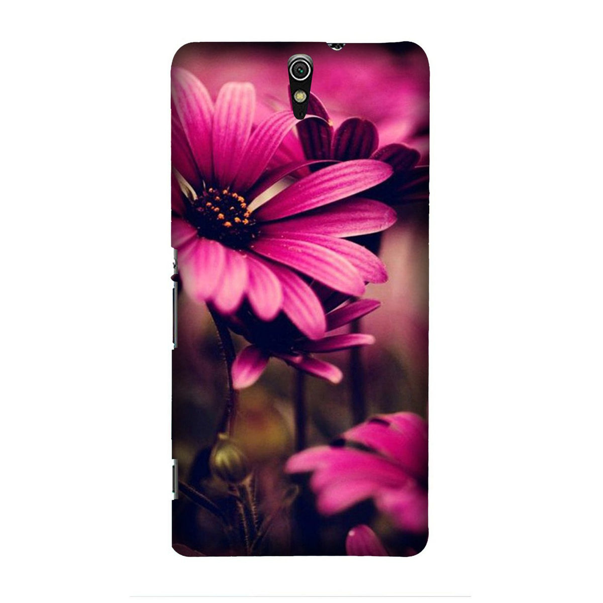 Purple Daisy Case for Sony C5