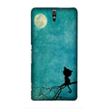 Moon cat Case for Sony C5